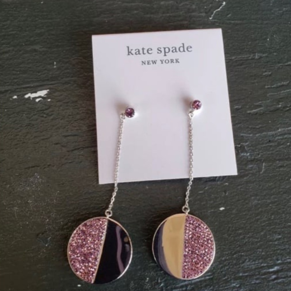 Kate Spade Pave Linear Earrings